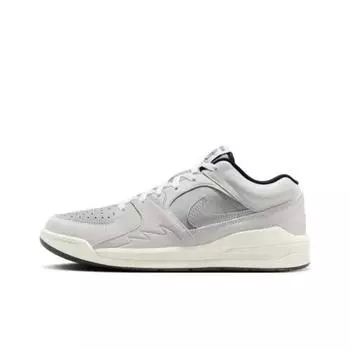Air Jordan Jordan Stadium 90 Light Smoke Grey Silver Unisex Sneakers Pale-Ivory Photon-Dust Metallic-Silver HV1810-001 44.5
