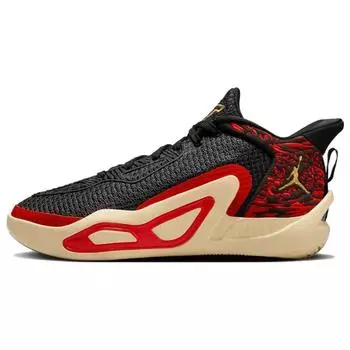 Air Jordan Jordan Tatum 1 GS Zoo Детские кроссовки черный металлик-золотой университет-красный FJ4653-001 36.5