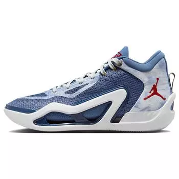 Air Jordan Jordan Tatum 1 PF Джинсовые мужские кроссовки Blue Stone-Blue Mystic-Navy DZ3321-400 45