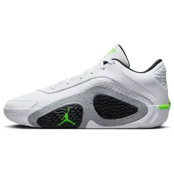 Air Jordan Jordan Tatum 2 PF Neon Мужские кроссовки Белый Черный Волко-Серый FJ6458-100 44.5