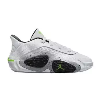 Air Jordan Jordan Tatum 2 PS Neon Детские кроссовки Белый Черный Волко-Серый FJ6460-100 28