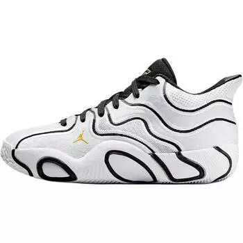 Air Jordan Jordan Tatum 3 GS Tunnel Walk Детские кроссовки Белый Черный Металлик-Золотой IB8151-100