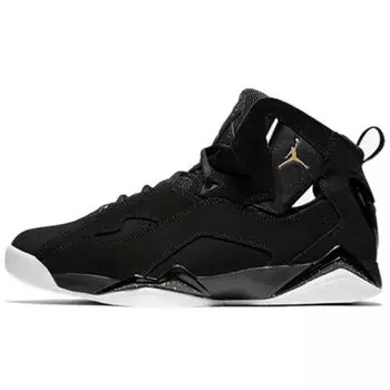 Air Jordan Jordan True Flight BG Kids Кроссовки Черный Металлик-Золото-Черный 343795-026