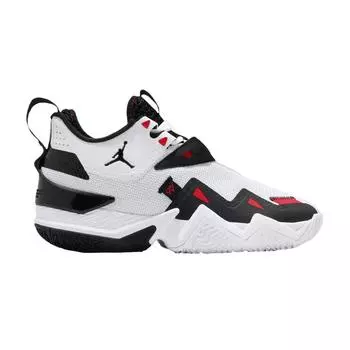 Air Jordan Jordan Westbrook One Take PF Мужские кроссовки с черным носком Белый университетский красный CJ0781-101