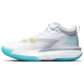 Air Jordan Jordan Zion 1 PF White Dynamic Turquoise Мужские кроссовки Laser-Orange Black DA3129-101 42