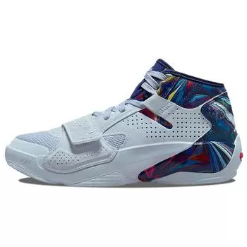 Air Jordan Jordan Zion 2 PF Hope Diamond Мужские кроссовки белые полусиние темно-королевские-синие DM0858-467 40.5