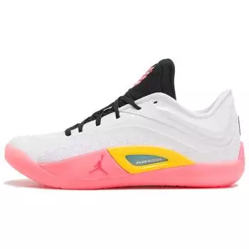 Air Jordan Jordan Zion 4 PF Sharonda Мужские кроссовки Белый Черный Тур-желтый FD0591-101 40