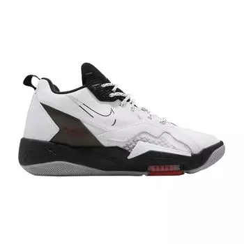 Air Jordan Jordan Zoom 92 Белые спортивные красные мужские кроссовки Черные волчьи-серые CK9183-106