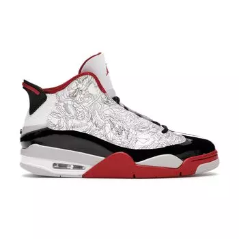 Air Jordan Кроссовки унисекс Jordan Dub Zero Varsity Red 2020 Белый Черный 311046-116