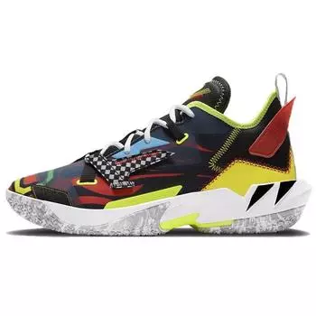Air Jordan Кроссовки унисекс JordanWhy Not Zer0.4 PF Marathon Black Volt Opti-Yellow DD4888-006 38
