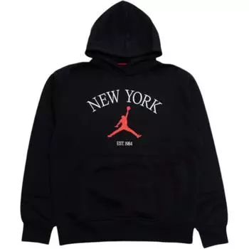 Air Jordan New York City пуловер с капюшоном черный мужской топ HF1489-010 L
