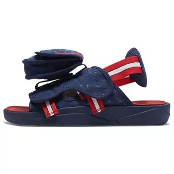 Air Jordan Paris Saint-Germain x Jordan LS Slide Midnight Navy Red Мужские кроссовки Синие Белые Черненые-Синие DJ2992-400 40