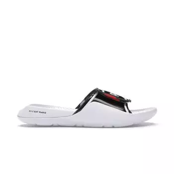 Air Jordan Paris Saint-Germain x Jordan Hydro Slide 7 V2 Белые Черные мужские кроссовки CJ7244-001