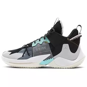 Air Jordan Почему бы не Zer0.2 SE PF Черные Vast Grey Мужские кроссовки Белый Парус Металлик-Золото AV4126-001