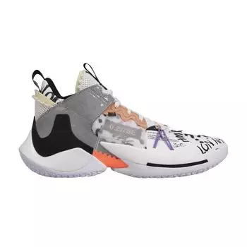Air Jordan Почему бы не Zer0.2 SE PF Orange Pulse Мужские кроссовки Белый Черный AV4126-101