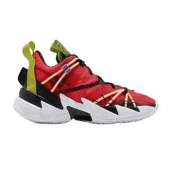 Air Jordan Почему бы не Zer0.3 SE GS Яркие малиновые детские кроссовки Оранжевый Университет-Красный Белый CN8107-600