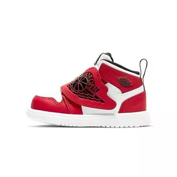 Air Jordan Sky Jordan 1 TD Chicago Детские кроссовки Красный Белый Университет-Красный BQ7196-106 19.5
