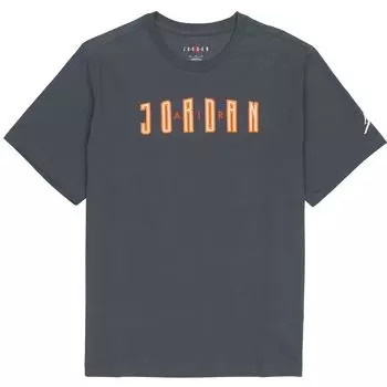 Air Jordan Sport Dna дышащая повседневная футболка с коротким рукавом с принтом, мужские топы, серая DA9909-068 M