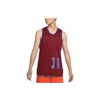 Air Jordan Sport Dna Logo Двусторонняя сетчатая баскетбольная майка для мужчин, бордовый цвет DA7235-677 M