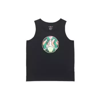 Air Jordan Sport DNA с принтом, повседневная дышащая свободная майка для бега, мужские топы, черные CZ8296-010 S