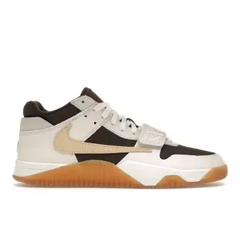 Air Jordan Travis Scott x Jordan Jumpman Jack TR Sail унисекс кроссовки кремовый муслин темно-мокко FZ8117-100 47.5
