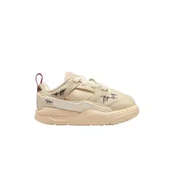 Air Jordan Who Decides War x Jordan Flight Court TD Мир — твоя площадка - Креповые детские кроссовки кремового цвета кокосовое молоко красный HQ2959-100 27
