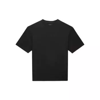 Air Jordan XJ Balvin FW23 Однотонная футболка с короткими рукавами и принтом логотипа, топы унисекс, черные FV1380-010 L