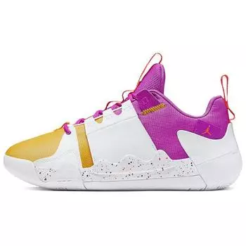 Air Jordan Zero Gravity Amarillo Purple Мужские кроссовки оранжево-белые Amarillo-Yellow-Cone-Orange-Bright-Purple AT4030-157 44.5