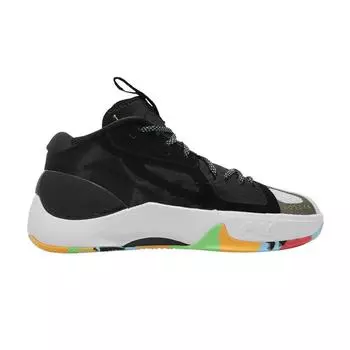 Air Jordan Zoom Separate PF Черные мульти мужские кроссовки Laser-Orange Green-Strike DH0248-030
