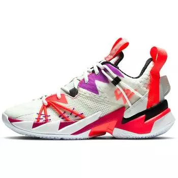 Air JordanWhy Not Zer0.3 SE PF Flash Crimson Унисекс Кроссовки Кремовый Парус Черный CK6612-101