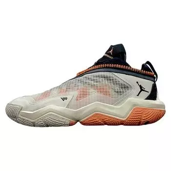 Air JordanWhy Not Zer0.6 Мужские кроссовки из ротанга Phantom бледно-цвета слоновой кости, черный DO7189-002 42