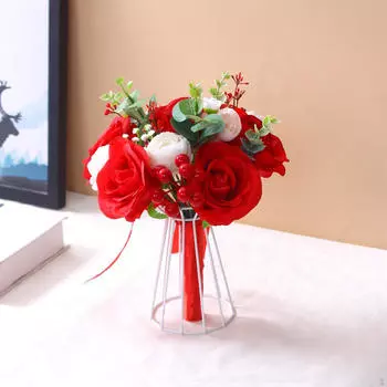 Air Plant Holder Wedding Flower Display Stand Rack Metal Stands Arrangement белый