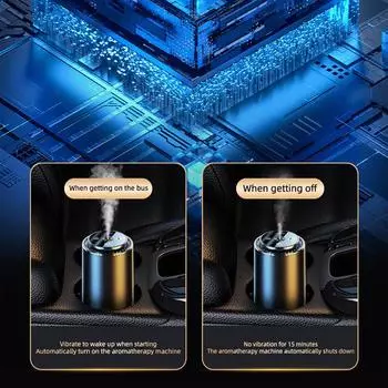 Air Purifier Aromatherapy Aromatherapy Diffuser Car With Automatic Sensor Fast Charging Adjustable Fragrance Starry Projector