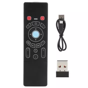 Air Remote Mouse Keyboard 2.4G 6-осевой гироскоп с тачпадом и подсветкой для AndroidSmart TV Box