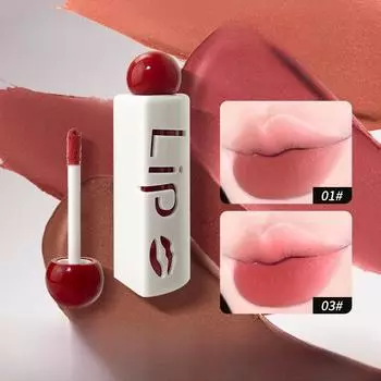 Air Soft Fog Глазурь для губ Матовая матовая белая Нежное чистое желание Корейская героиня Белая не собирает