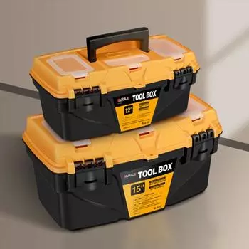 AIRAJ12In Многофункциональный ящик для инструментов Профессиональный портативный защитный пластиковый ящик Электрик Плотник Аппаратное обеспечение Органайзер Инструмент для хранения