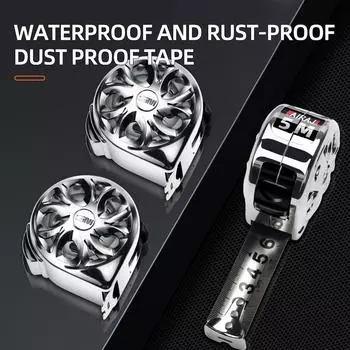 AIRAJ 5M рулетка из нержавеющей стали выдвижная высокоточная профессиональная метрическая измерительная линейка для деревообработки и строительства