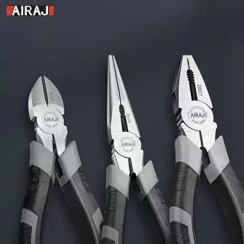 AIRAJ 6/8 дюймов Многофункциональные диагональные плоскогубцы Плоскогубцы с острыми губками Инструменты для оборудования Универсальные кусачки для электромонтажа