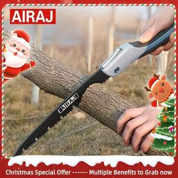 AIRAJ складная пила для работы по дереву складная ножовка многофункциональная режущая пила для резки древесины походная садовая пила для обрезки деревьев ручной нож Under 100mm