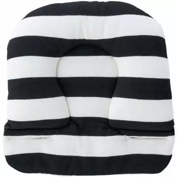 AirBuggy Cotton Head Support COTTON HEAD SUPPORT BORDER BLACK 0 months AB7800 ~