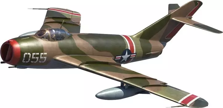 Airfix American Микоян Гуревич Фреско Пластиковая Модель 1/72 МиГ-17Ф X-3091A