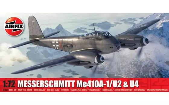 Airfix Messerschmitt Пластиковая модель X4066 1/72 Me410A-1 U2/U4