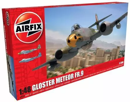 Airfix Royal Air Force Gloucester Meteor Plastic Model X9188 1/48 FR.9