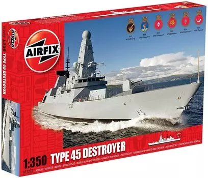 Airfix Royal Navy HMS Darling Type 45 Destroyer Plastic Model A12203 1/350