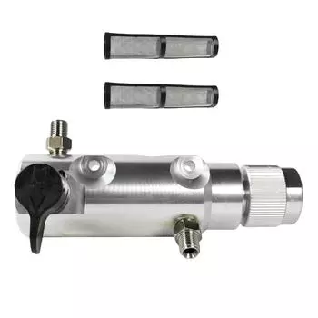 Airless Sprayer Filter Return Valves Paint Filter Pump Fluid Manifold Filter Assembly Replace 15G455 Easy to Install