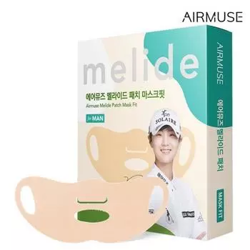 Airmuse Melide Patch Mask подходит для мужчин 1 коробка (4 порции) Пак Сон Хён Гольф, 1 шт.