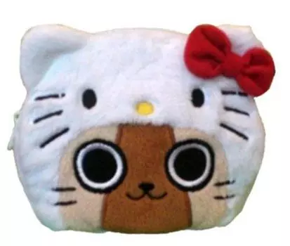 Airou x Hello Kitty Face Pouch Airou