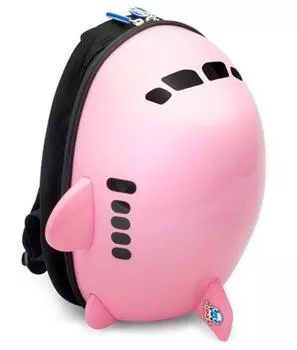 Airplane Kids Backpack Bag [Riders] Airplane-shaped Children s (Pink) розовый