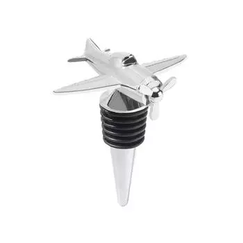 Airplane Shaped Beer Bottle Saver Metal Vacumm Sealer Creative Wine Corks Bars