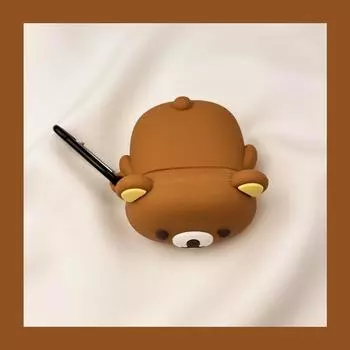 Airpod3 Подходит для чехла для наушников Apple Pro Второе поколение Беспроводные Bluetooth Третье поколение Aipods2 поколение Airpodpro Четвертое поколение 5 AirPods 3 [Cartoon easy bear] send Hook